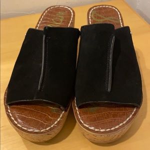 Sam Edelman leather wedge